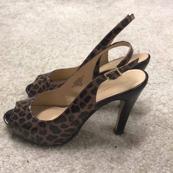 Nine West cheetah patent heels - Picture 3 of 6